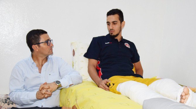 Darbe ‘Gazi’si Sporcuya Anlamlı Ziyaret