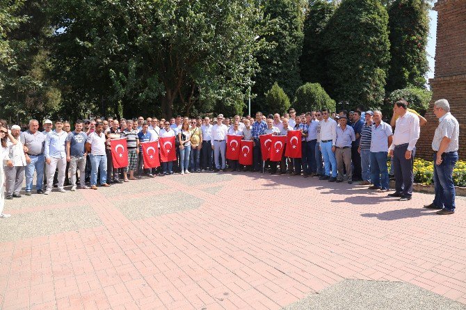 Turgutlu Demokrasi Ve Şehitler Mitinginde Tek Yürek Oldu