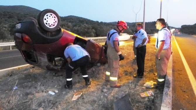 Burhaniye’de Trafik Kazası: 3 Yaralı