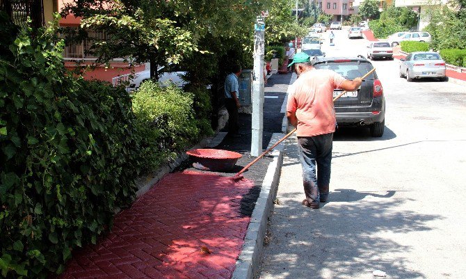 “Çankaya Kaldırımı” Sayesinde Birlik Mahallesi De Renkli Hale Getirildi