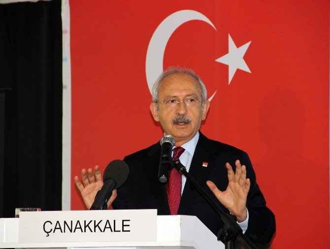 Chp Genel Başkanı Kemal Kılıçdaroğlu: