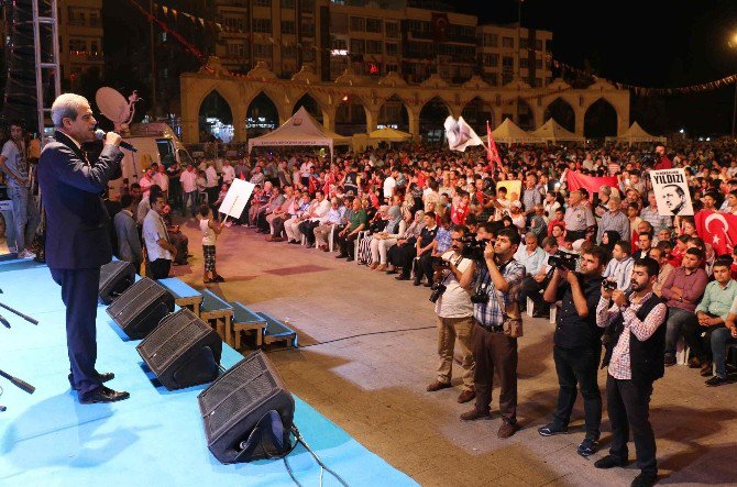 Haliliye Belediyesi Demokrasi Nöbetine Devam Ediyor