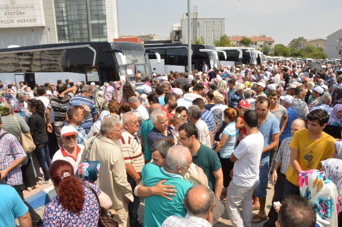 Dualarla Kutsal Topraklara Uğurlandılar