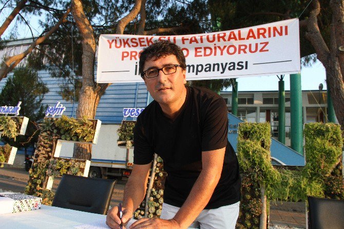 Fethiye’de Su Zammına Karşı İmza Kampanyası