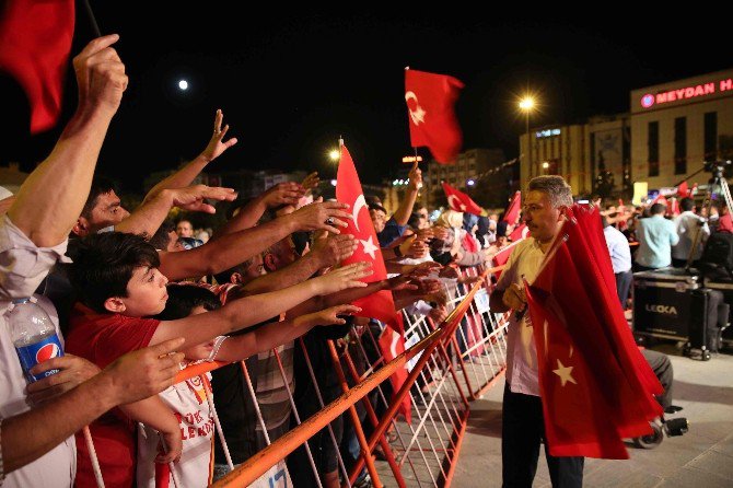 Haliliye Belediyesi Demokrasi Nöbetinin 26’nci Gününde