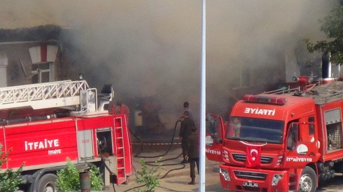 Kars 14. Mekanize Piyade Tugay Komutanlığında Yangın