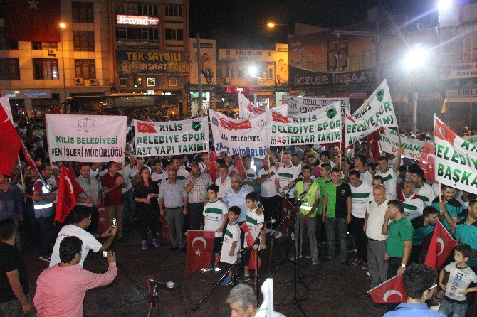 Kilis’te Demokrasi Nöbeti Mehterli Gösteriyle Son Buldu