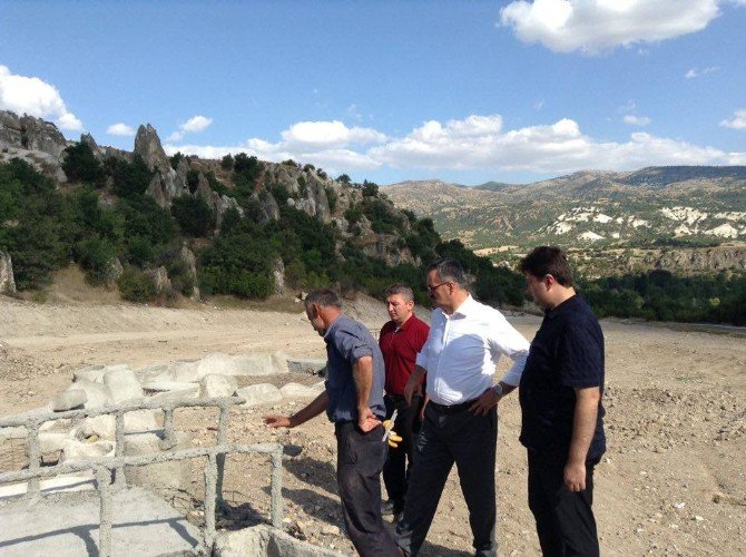 Başkan Güney, Abacı Peribacaları’nda İncelemelerde Bulundu