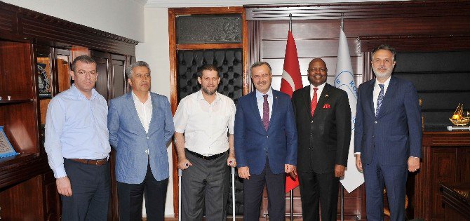 Ruanda Büyükelçisi Williams Nkurunziza, Kso’yu Ziyaret Etti