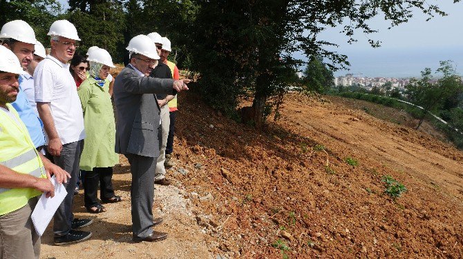 Trabzon Botanik’in Yapımı Sürüyor