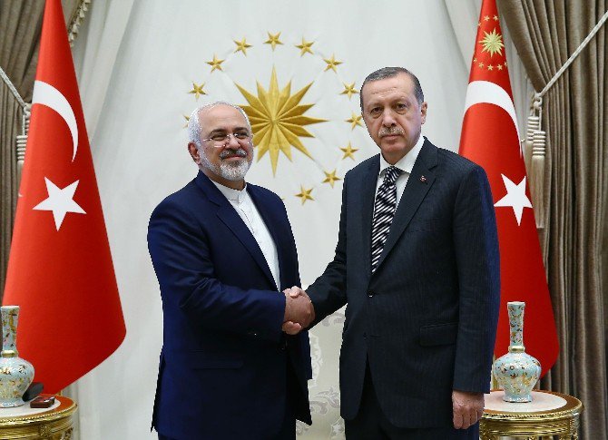 İran Dışişleri Bakanı Zarif Cumhurbaşkanlığı Külliyesi’nde