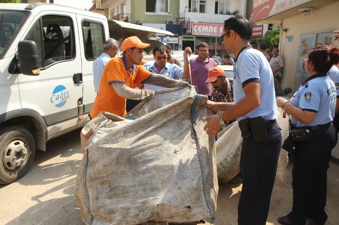 Mersin’de Çöpten Atık Toplayanlara Operasyon