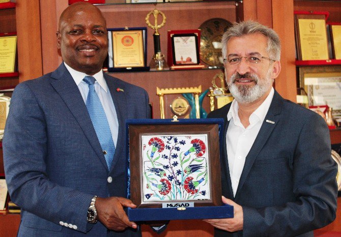 Ruanda Büyükelçisi Nkurunziza, Müsiad Konya Şubesi’ni Ziyaret Etti