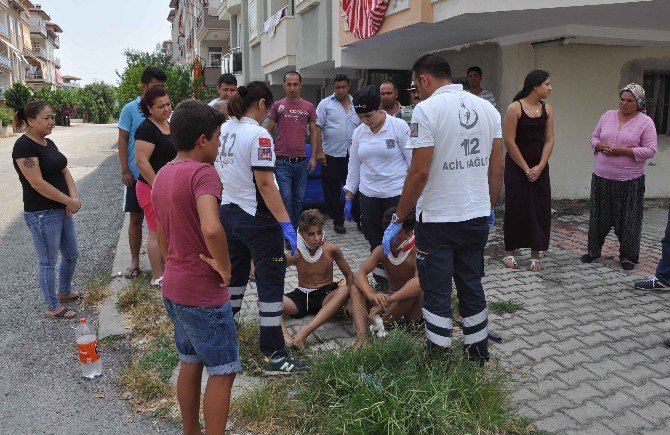 Çocukların Elektrikli Bisiklet Macerası Hastanede Bitti