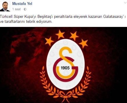 Milletvekillerinden Galatasaray’a Tebrik