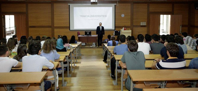 Tü’de İlk Ders Rektör Prof. Dr. Tabakoğlu’ndan