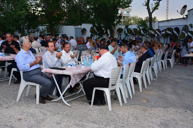 Maski Ekibinden Başkan Ergün’e Taziye Ziyareti