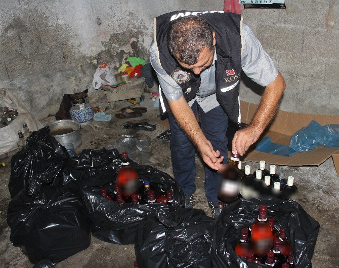 İlkokula 50 Metre Uzaklıkta Sahte İçki İmalathanesi