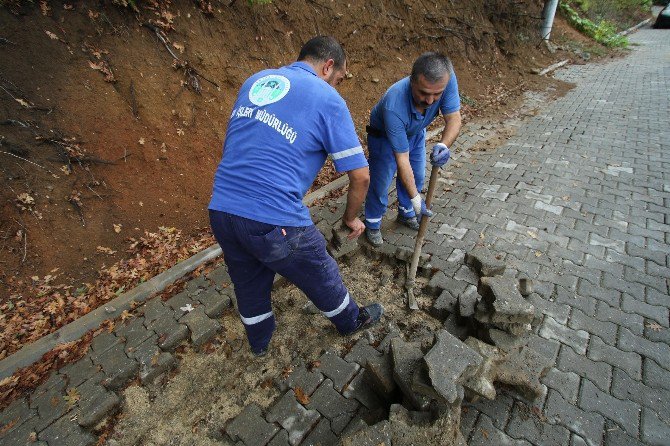 Akyazı Belediye Fen İşleri Ekipleri Çalışmalarına Devam Ediyor