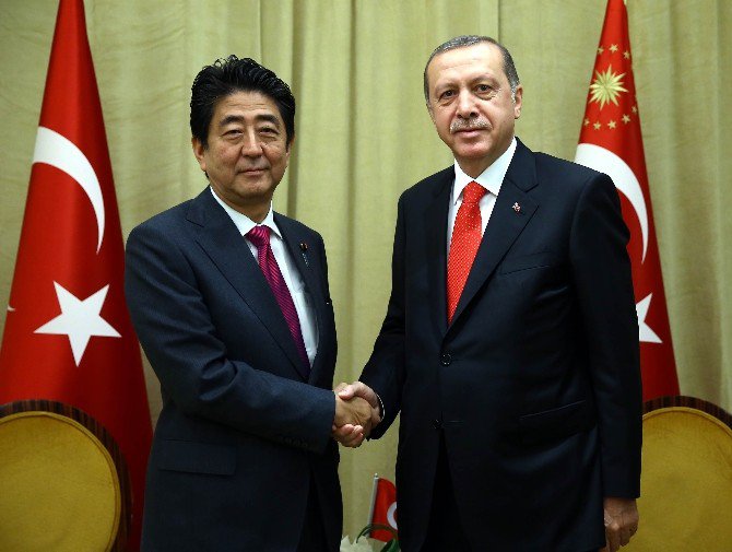 Cumhurbaşkanı Erdoğan, Japonya Başbakanı Abe İle Görüştü