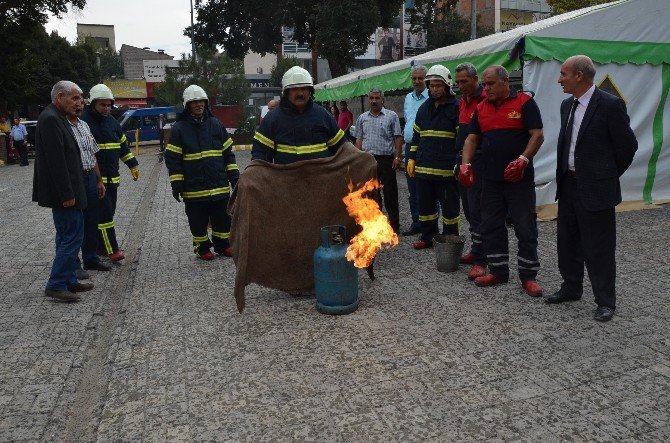 Iğdır’da Yangın Tatbikatı