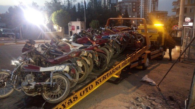 Şanlıurfa’da Çalıntı 13 Motosiklet Ele Geçirildi