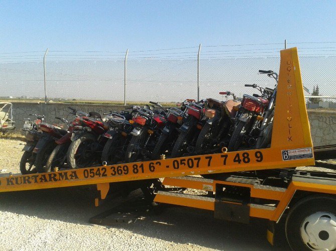 Şanlıurfa’da Çalıntı 13 Motosiklet Ele Geçirildi