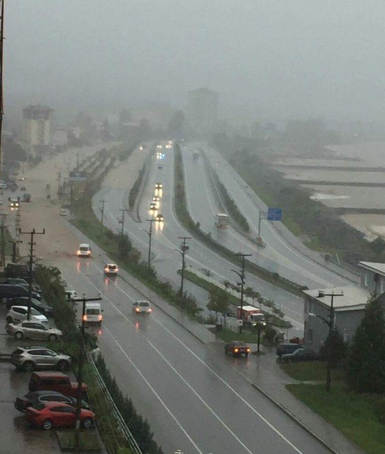 Trabzon Ve Giresun’da Şiddetli Yağış