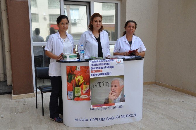 Aliağa’da Alzheimer Standı Açıldı