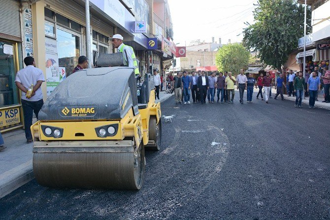 Ceylanpınar’da Asfaltlama Çalışması