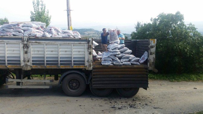 Hisarcık’ta 700 Aileye Bin Ton Kömür Yardımı