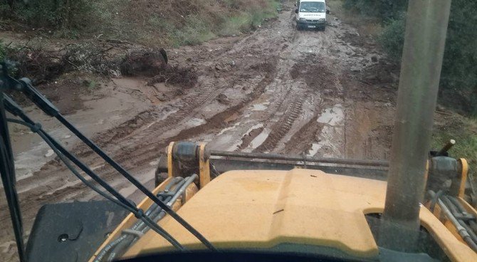 Nazilli’de Aşırı Yağmur Sele Yol Açtı