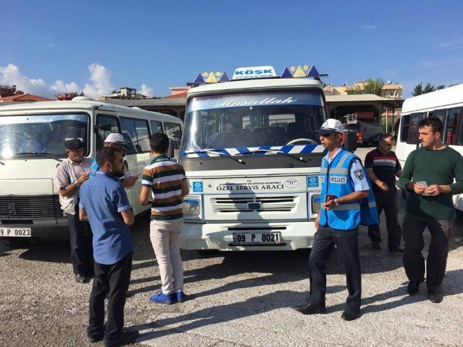 Aydın Bşb Trafik Zabıtası’ndan Okul Servislerine Sıkı Denetim