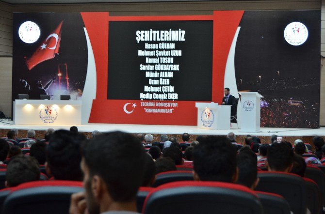 Demokrasi Kahramanları Erzincanlılar İle Buluştu