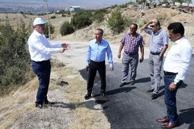 Başkan Gürlesin Kale Mahallesindeki Çalışmaları İnceledi