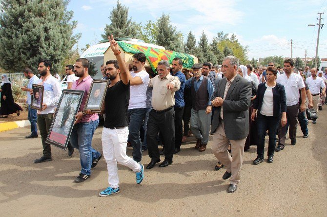 Hdp’li Vekiller, Teröristin Cenazesine Katıldı