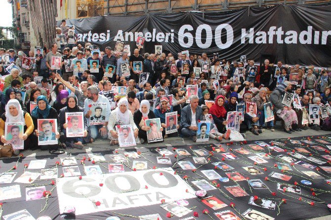 Cumartesi Anneleri 600’üncü Haftada Da Adalet Nöbetini Sürdürdü