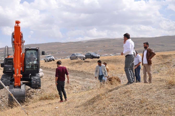 Elmakaya Beldesinde Kanalizasyon Çalışması