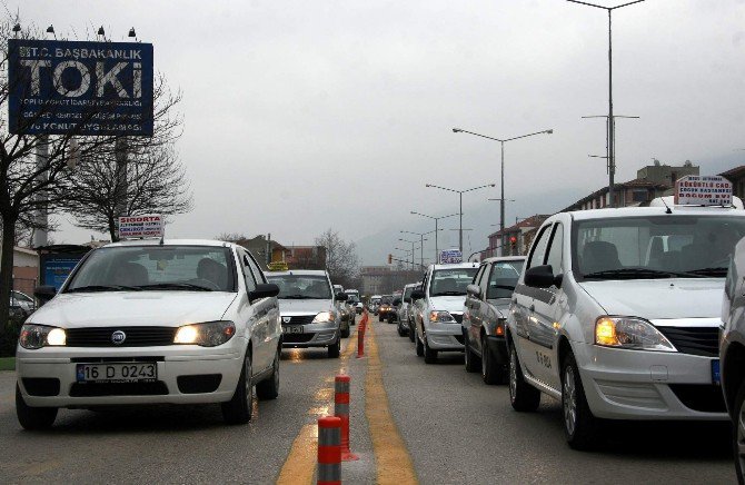 Bursa’da Kent Meydanı-heykel Dolmuşları Kaldırıldı