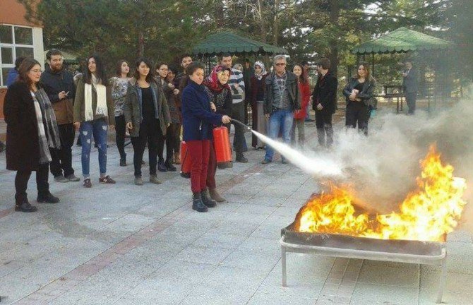 Esogü’den “Yangından Korunma Haftası” Açıklaması