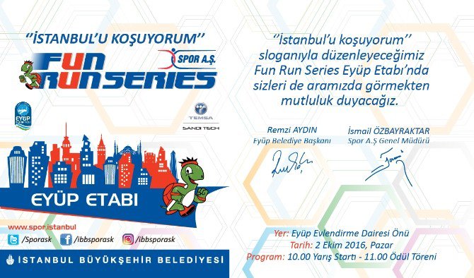 Fun Run Series Heyacanı Eyüp’te