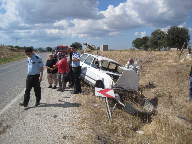 Bayramiç’te Trafik Kazası: 1 Yaralı