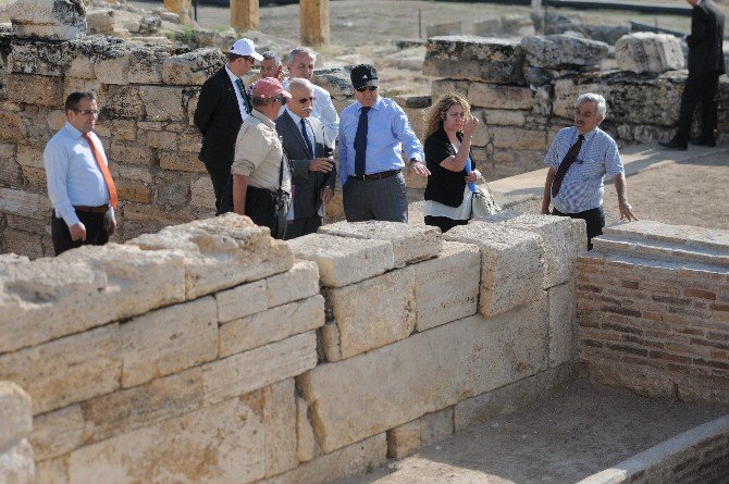 Vali Altıparmak’ Pamukkale’de İncelemelerde Bulundu