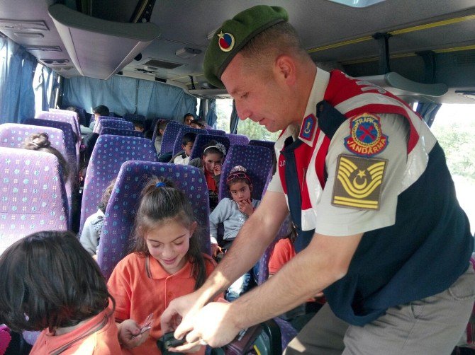 Odunpazarı Jandarmadan Okul Servislerine Denetim