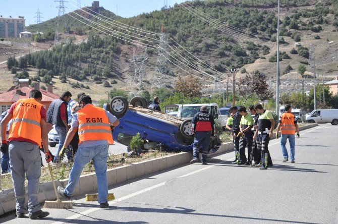 Tunceli’de Trafik Kazası: 3 Yaralı