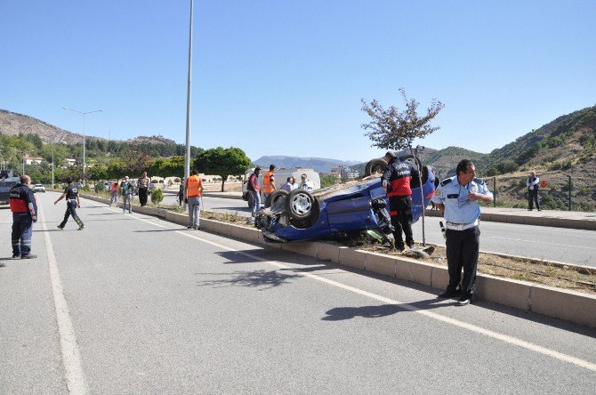 Tunceli’de Trafik Kazası: 3 Yaralı