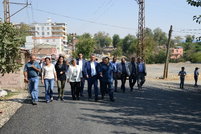 Eş Başkanlar Silvan’da Çalışma Alanlarını Denetledi