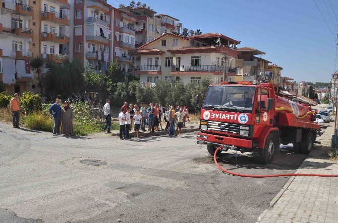 Manavgat’ta Korkutan Yangın