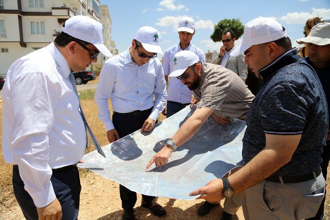 İlçedeki İmar Alanlarının Uygulaması Yapılıyor