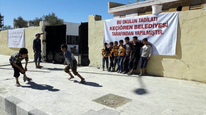 Keçiören Belediyesi’nden Cerablus’a Eğitim Desteği